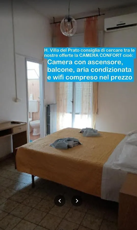 Hotel Villa Del Prato Cucina Romagnola E Possibilita Pacchetto Spiaggia Bellariva Di Rimini Italy