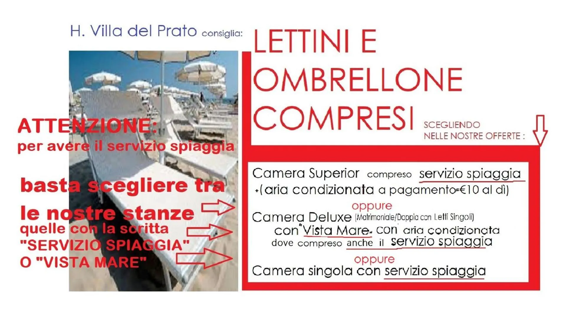 Hotel Villa Del Prato Cucina Romagnola E Possibilita Pacchetto Spiaggia Bellariva Di Rimini Italy