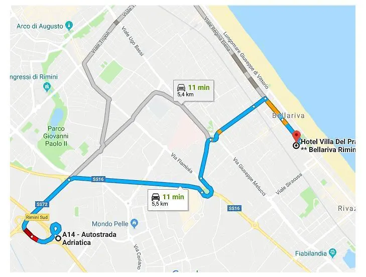 Hotel Villa Del Prato Cucina Romagnola E Possibilita Pacchetto Spiaggia Bellariva Di Rimini